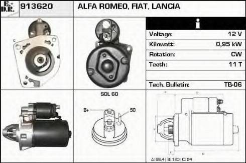 EDR 913620 - Starteris autospares.lv