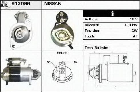 EDR 913096 - Starteris autospares.lv