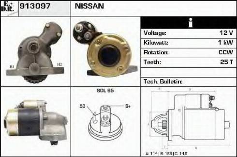 EDR 913097 - Starteris www.autospares.lv