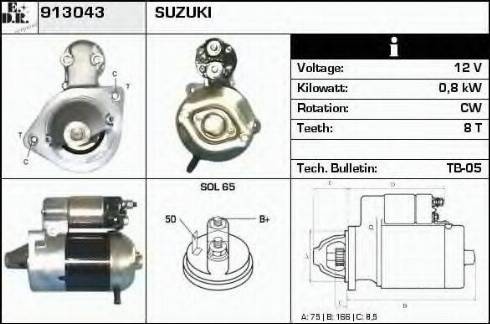 EDR 913043 - Starteris autospares.lv