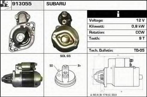 EDR 913055 - Starteris autospares.lv