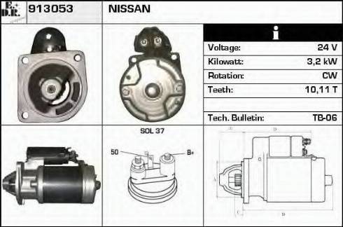 EDR 913053 - Starteris autospares.lv