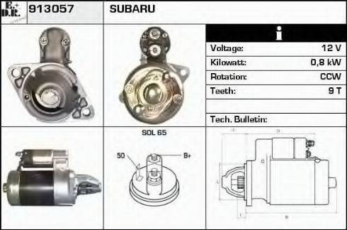 EDR 913057 - Starteris autospares.lv