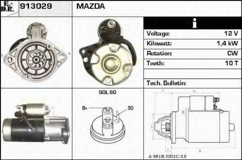 EDR 913029 - Starteris autospares.lv