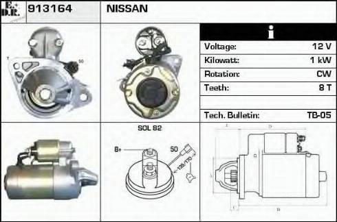 EDR 913164 - Starteris autospares.lv