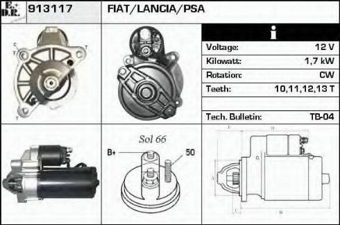 EDR 913117 - Starteris autospares.lv