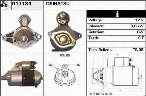 EDR 913134 - Starteris autospares.lv