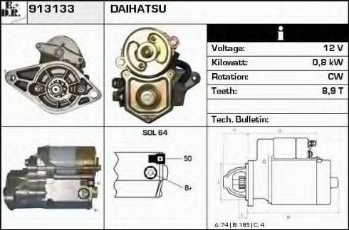 EDR 913133 - Starteris autospares.lv