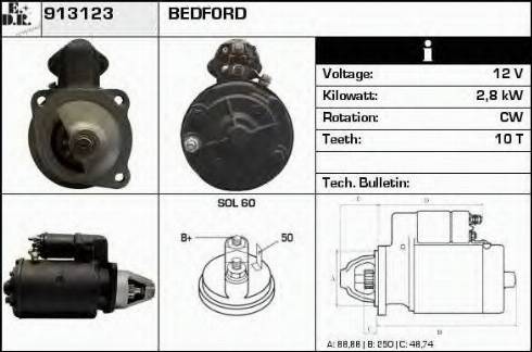 EDR 913123 - Starteris autospares.lv