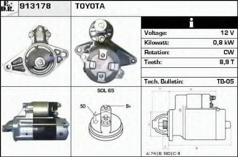 EDR 913178 - Starteris autospares.lv