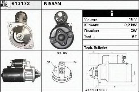 EDR 913173 - Starteris autospares.lv