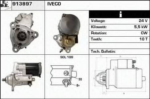 EDR 913897 - Starteris autospares.lv