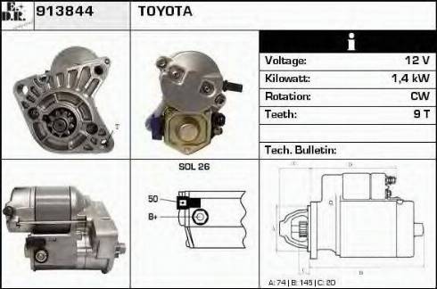 EDR 913844 - Starteris autospares.lv