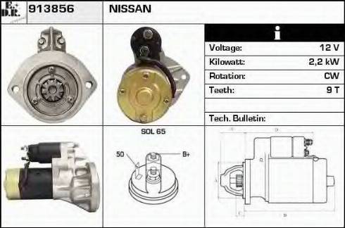 EDR 913856 - Starteris autospares.lv