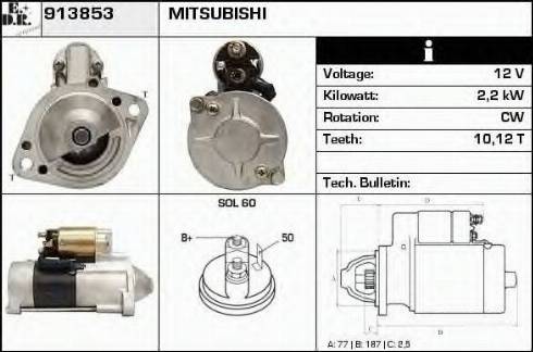 EDR 913853 - Starteris autospares.lv