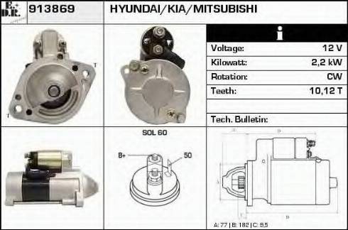 EDR 913869 - Starteris autospares.lv