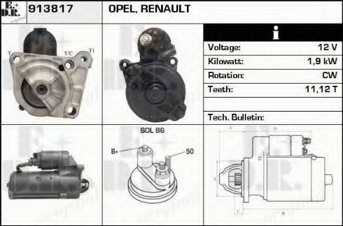 EDR 913817 - Starteris autospares.lv