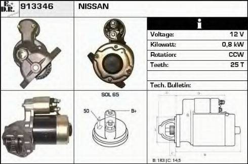 EDR 913346 - Starteris autospares.lv