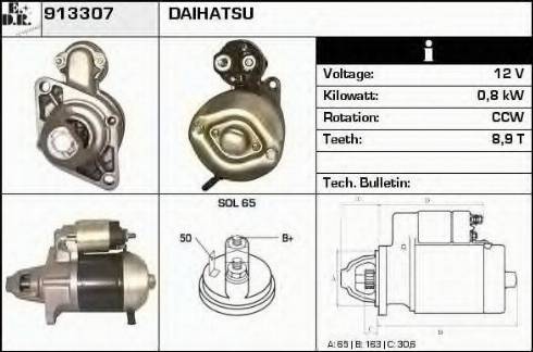 EDR 913307 - Starteris autospares.lv