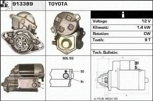 EDR 913389 - Starteris autospares.lv