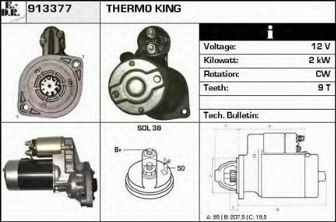 EDR 913377 - Starteris www.autospares.lv