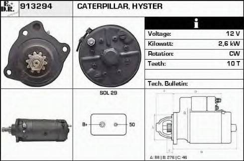 EDR 913294 - Starteris autospares.lv