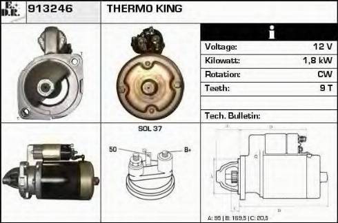 EDR 913246 - Starteris www.autospares.lv