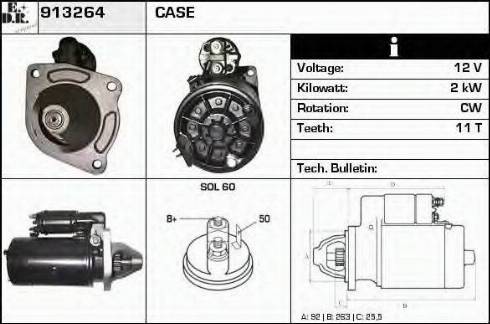 EDR 913264 - Starteris autospares.lv