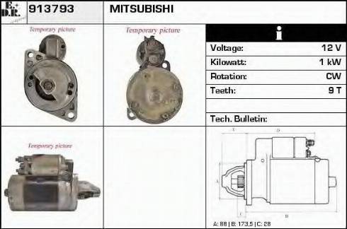 EDR 913793 - Starteris autospares.lv