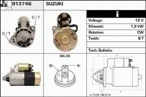 EDR 913746 - Starteris autospares.lv