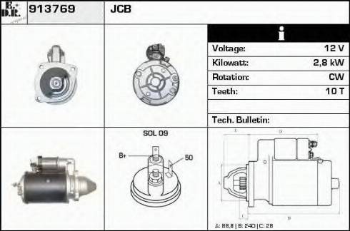 EDR 913769 - Starteris autospares.lv