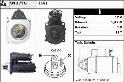 EDR 913716 - Starteris autospares.lv