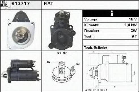 EDR 913717 - Starteris autospares.lv