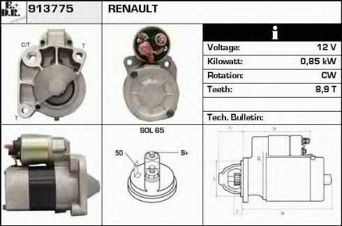 EDR 913775 - Starteris autospares.lv