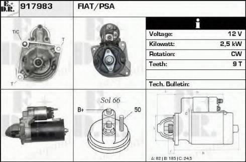 EDR 917983 - Starteris autospares.lv