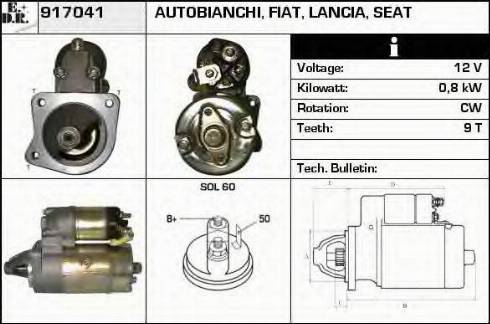 EDR 917041 - Starteris autospares.lv