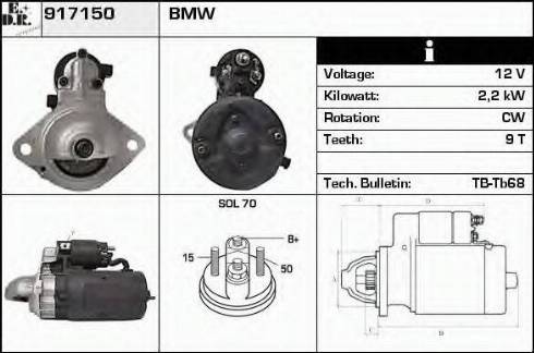 EDR 917150 - Starteris autospares.lv