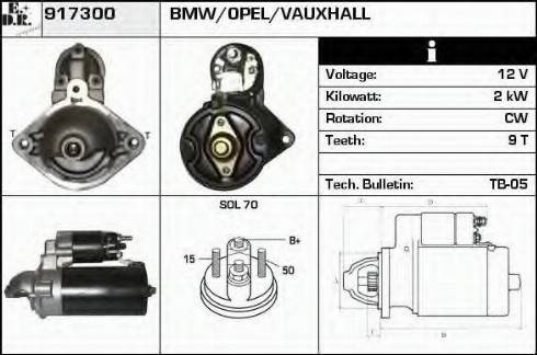 EDR 917300 - Starteris autospares.lv