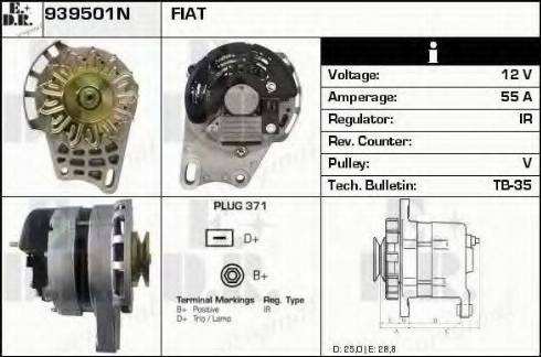 EDR 939501N - Ģenerators www.autospares.lv