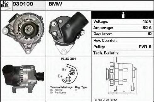 EDR 939100 - Ģenerators autospares.lv