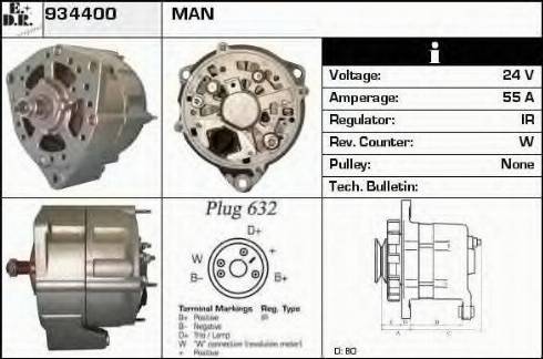 EDR 934400 - Ģenerators autospares.lv