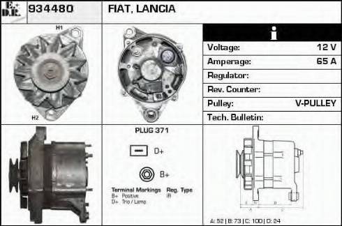 EDR 934480 - Ģenerators autospares.lv