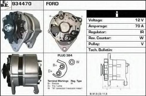 EDR 934470 - Ģenerators autospares.lv