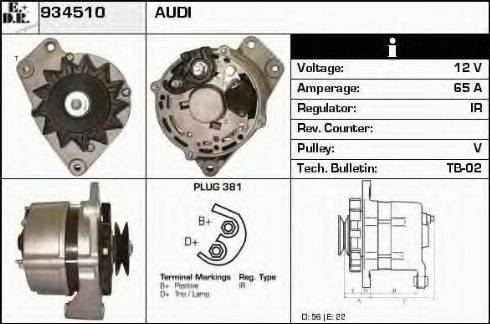 EDR 934510 - Ģenerators autospares.lv