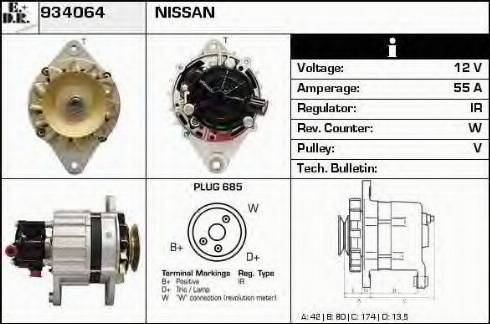 EDR 934064 - Ģenerators autospares.lv