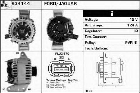 EDR 934144 - Генератор www.autospares.lv