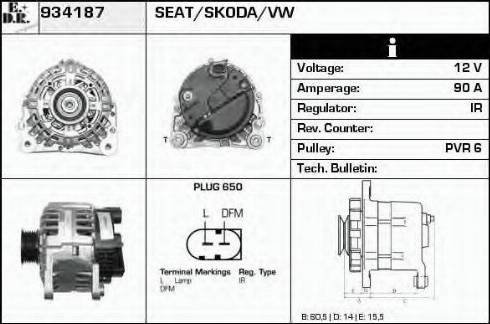 EDR 934187 - Ģenerators autospares.lv