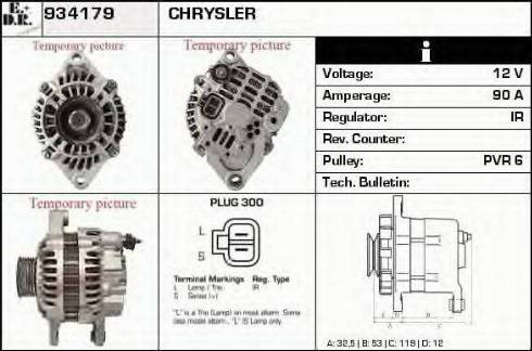 EDR 934179 - Ģenerators www.autospares.lv