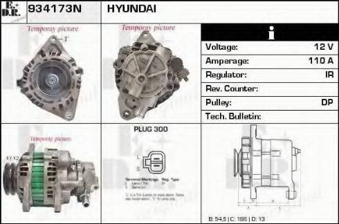 EDR 934173N - Ģenerators autospares.lv