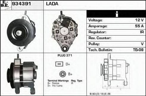 EDR 934391 - Ģenerators autospares.lv